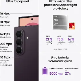 Mobilný telefón - Samsung Galaxy Z Fold8 Ultra 5G 12/512GB Violet - 3
