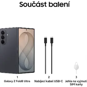 Mobilný telefón - Samsung Galaxy Z Fold8 Ultra 5G 16GB/1TB Graphite - 7