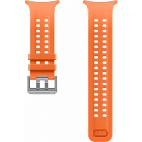Řemínek na hodinky - Samsung Watch Ultra2 Sport Marine Band Orange - 1