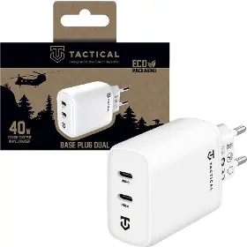 Nabíječka do sítě - Tactical Base Plug Dual 40W White - 4