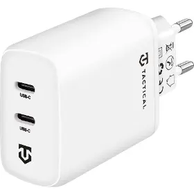 Nabíječka do sítě - Tactical Base Plug Dual 40W White - 1