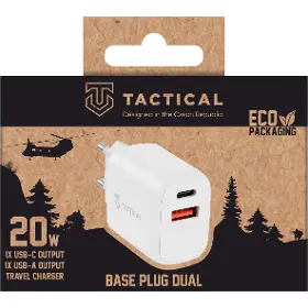 Nabíječka do sítě - Tactical Base Plug Dual 20W White - 4
