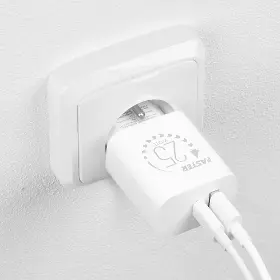 Nabíječka do sítě - Obal:Me USB-A + USB-C 25W White - 4