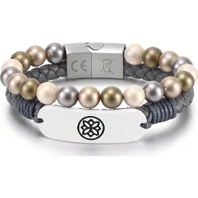 Platobný náramok - Carneo Fashion náramok Moonstone grace M - 2