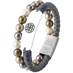Platobný náramok - Carneo Fashion náramok Moonstone grace M - 1