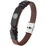 Carneo Fashion náramok Iron spirit brown