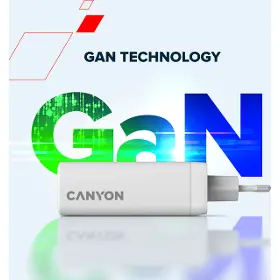Nabíječka do sítě - Canyon CU140ACC GaN 150W 3xPD 1xQC EU - 6