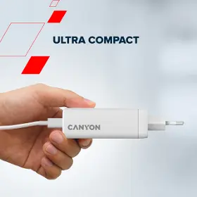 Nabíječka do sítě - Canyon CU140ACC GaN 150W 3xPD 1xQC EU - 9