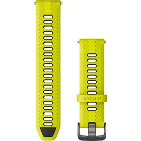 Řemínek na hodinky - Garmin Forerunner 22mm Amp Yellow/Black (Přezka Slate) - 1