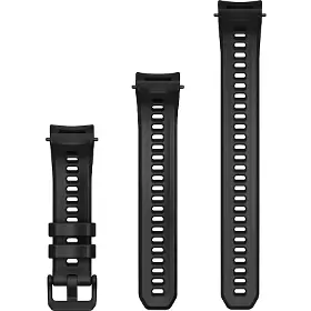 Řemínek na hodinky - Garmin 20mm Silicone band Instinct E 40mm Black - 2
