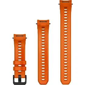 Řemínek na hodinky - Garmin 20mm Silicone band Instinct E 40mm Ember Orange - 2