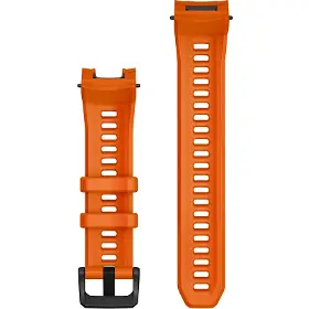 Řemínek na hodinky - Garmin 22mm Silicone band Instinct 3 45mm Ember Orange - 2