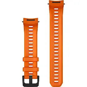 Řemínek na hodinky - Garmin 22mm Silicone band Instinct E 45mm Ember Orange - 2