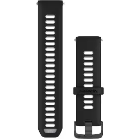 Řemínek na hodinky - Garmin Forerunner 22mm Black/Whitestone (Přezka Slate) - 1