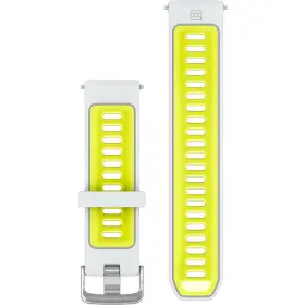 Řemínek na hodinky - Garmin Forerunner 22mm Whitestone/Amp Yellow (Přezka Silver) - 2