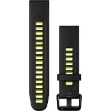 Garmin QuickFit 20mm silikon Black/Electric Lime