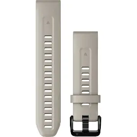 Řemínek na hodinky - Garmin QuickFit 20mm silikon Béžový - 1