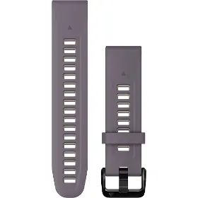 Řemínek na hodinky - Garmin QuickFit 20mm silikon Deep orchid/Beige - 1