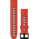 Garmin QuickFit 20mm silikon Červená/Tmavě šedá