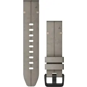 Řemínek na hodinky - Garmin QuickFit 20mm semiš Shale Grey - 1