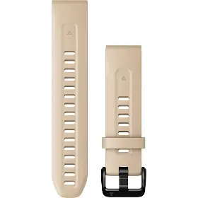 Řemínek na hodinky - Garmin QuickFit 20mm silikon Světle Šedý - 1