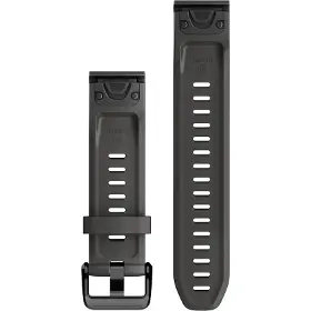 Řemínek na hodinky - Garmin QuickFit 20mm silikon Tmavě Šedý - 2