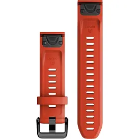 Řemínek na hodinky - Garmin QuickFit 20mm silikon Červený - 2