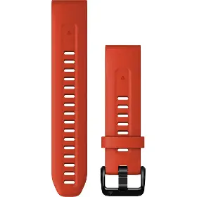 Řemínek na hodinky - Garmin QuickFit 20mm silikon Červený - 1