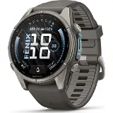 Garmin fēnix 9 43mm AMOLED Titanium Pebble Gray
