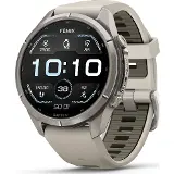 Garmin fēnix 9 Pro 43mm AMOLED Titanium Fog Gray/Dark Sandstone