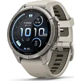 Garmin fēnix 9 Pro 43mm AMOLED inReach Titanium Gray/Dark Sandstone