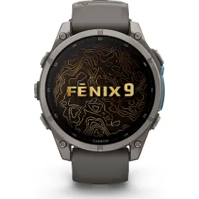 Smart hodinky - Garmin fēnix 9 47mm AMOLED Titanium Pebble Gray - 2