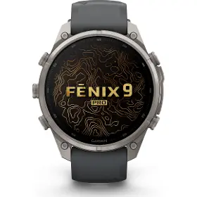 Smart hodinky - Garmin fēnix 9 Pro 47mm AMOLED inReach Titanium Graphite/Black - 2