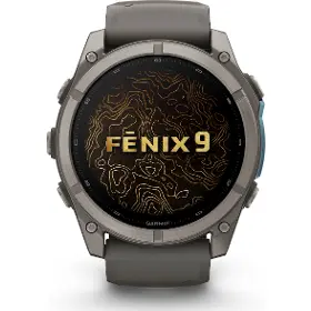 Smart hodinky - Garmin fēnix 9 51mm AMOLED Titanium Pebble Gray - 2