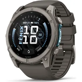 Smart hodinky - Garmin fēnix 9 51mm AMOLED Titanium Pebble Gray - 1