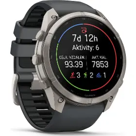 Smart hodinky - Garmin fēnix 9 Pro 51mm AMOLED Titanium Graphite/Black - 3