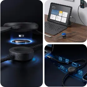 Nabíječka pro hodinky - 3MK Napájecí kabel InCharge OmniLink 100W - 2