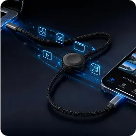 Nabíječka pro hodinky - 3MK Napájecí kabel InCharge OmniLink 100W - 5