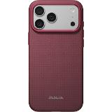 Pitaka Summa Argyle iPhone 17 Pro Max/18 Pro Max Burgundy