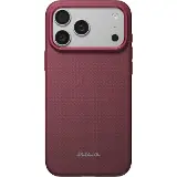 Pitaka Summa Argyle iPhone 17 Pro Max/18 Pro Max Burgundy