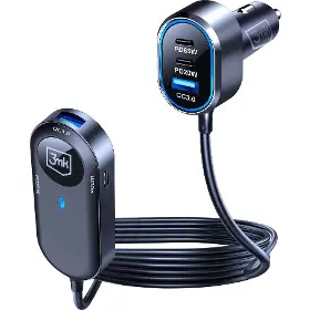 Nabíječka do auta - 3MK Double Car Charger 135W PD - 6