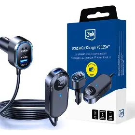 Nabíječka do auta - 3MK Double Car Charger 135W PD - 7