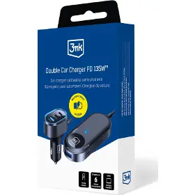 Nabíječka do auta - 3MK Double Car Charger 135W PD - 8