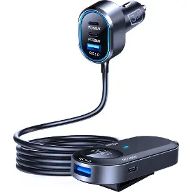 Nabíječka do auta - 3MK Double Car Charger 135W PD - 1