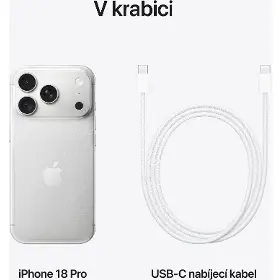 Mobilný telefón - Apple iPhone 18 Pro 256GB Silver - 10