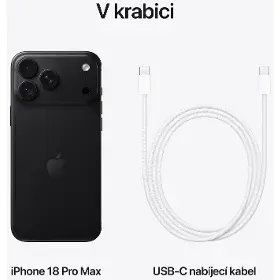 Mobilný telefón - Apple iPhone 18 Pro Max 1TB Black - 3