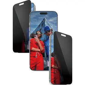 Ochranné sklo - PanzerGlass UWF 2-Way Privacy s aplikátorem pro iPhone 18 Pro Max, černá - 1