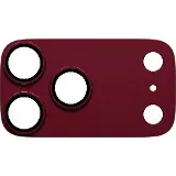 PanzerGlass Ochranný kryt objektivu Fender pro iPhone 18 Pro, dark cherry