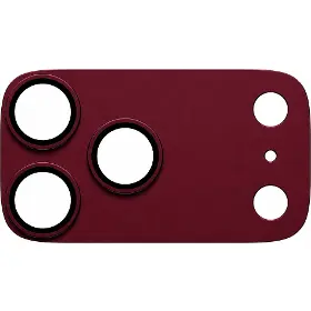 Ochranné sklo - PanzerGlass Ochranný kryt objektivu Fender pro iPhone 18 Pro, dark cherry - 1