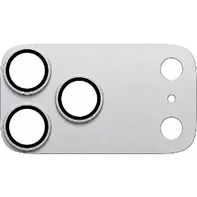 Ochranné sklo - PanzerGlass Ochranný kryt objektivu Fender pro iPhone 18 Pro, stříbrná - 1